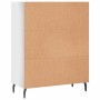 Estantería madera de ingeniería blanco brillo 69,5x32,5x90 cm de , Aparadores - Ref: Foro24-828382, Precio: 45,11 €, Descuent...