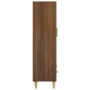 Aparador alto de madera contrachapada marrón roble 70x31x115 cm de , Aparadores - Ref: Foro24-817479, Precio: 95,67 €, Descue...