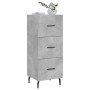 Aparador de madera contrachapada gris hormigón 34,5x34x90 cm de , Aparadores - Ref: Foro24-828624, Precio: 76,27 €, Descuento: %