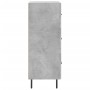 Aparador de madera contrachapada gris hormigón 34,5x34x90 cm de , Aparadores - Ref: Foro24-828624, Precio: 76,27 €, Descuento: %