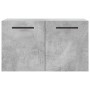 Armario de pared madera ingeniería gris hormigón 60x36,5x35 cm de , Taquillas y armarios de almacenamiento - Ref: Foro24-8300...