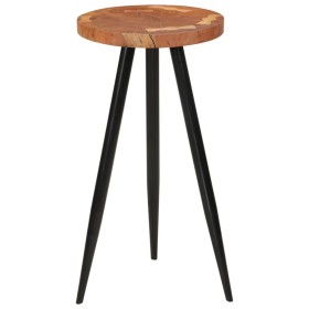 Mesa alta de troncos madera maciza de acacia Ø53x105 cm de , Mesas de cocina y de comedor - Ref: Foro24-351792, Precio: 148,2...