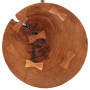 Mesa alta de troncos madera maciza de acacia Ø53x105 cm de , Mesas de cocina y de comedor - Ref: Foro24-351792, Precio: 148,2...
