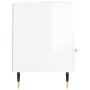 Mueble de TV madera contrachapada blanco brillo 102x36x50 cm de , Muebles TV - Ref: Foro24-829014, Precio: 58,78 €, Descuento: %