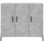 Aparador de madera de ingeniería gris hormigón 90x34x80 cm de , Aparadores - Ref: Foro24-828120, Precio: 86,29 €, Descuento: %