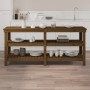 Banco de trabajo madera maciza de pino marrón miel 181x50x80 cm de , Mesas de trabajo - Ref: Foro24-823657, Precio: 217,47 €,...