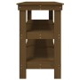 Banco de trabajo madera maciza de pino marrón miel 181x50x80 cm de , Mesas de trabajo - Ref: Foro24-823657, Precio: 217,47 €,...