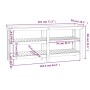 Banco de trabajo madera maciza de pino marrón miel 181x50x80 cm de , Mesas de trabajo - Ref: Foro24-823657, Precio: 217,47 €,...