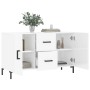 Aparador de madera de ingeniería blanco brillante 100x36x60 cm de , Aparadores - Ref: Foro24-828174, Precio: 108,27 €, Descue...