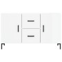 Aparador de madera de ingeniería blanco brillante 100x36x60 cm de , Aparadores - Ref: Foro24-828174, Precio: 108,27 €, Descue...