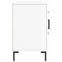 Aparador de madera de ingeniería blanco brillante 100x36x60 cm de , Aparadores - Ref: Foro24-828174, Precio: 108,27 €, Descue...