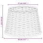 Pantalla para lámpara mimbre marrón Ø40x26 cm de , Pantallas para lámparas - Ref: Foro24-364393, Precio: 51,21 €, Descuento: %