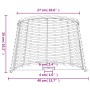 Pantalla para lámpara mimbre marrón Ø40x26 cm de , Pantallas para lámparas - Ref: Foro24-364393, Precio: 51,21 €, Descuento: %