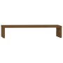 Soporte de monitor madera maciza pino marrón miel 50x27x10 cm de , Bases y elevadores para ordenadores - Ref: Foro24-813947, ...