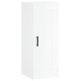 Armario de pared madera ingeniería blanco brillo 34,5x34x90 cm de , Aparadores - Ref: Foro24-830510, Precio: 54,30 €, Descuen...
