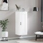 Armario de pared madera ingeniería blanco brillo 34,5x34x90 cm de , Aparadores - Ref: Foro24-830510, Precio: 54,30 €, Descuen...