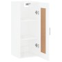 Armario de pared madera ingeniería blanco brillo 34,5x34x90 cm de , Aparadores - Ref: Foro24-830510, Precio: 54,30 €, Descuen...