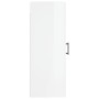 Armario de pared madera ingeniería blanco brillo 34,5x34x90 cm de , Aparadores - Ref: Foro24-830510, Precio: 54,30 €, Descuen...
