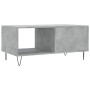 Mesa de centro madera contrachapada gris hormigón 90x50x40 cm de , Mesas de centro - Ref: Foro24-829208, Precio: 59,76 €, Des...