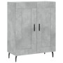 Aparador de madera de ingeniería gris hormigón 69,5x34x90 cm de , Aparadores - Ref: Foro24-830216, Precio: 86,10 €, Descuento: %
