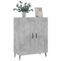 Aparador de madera de ingeniería gris hormigón 69,5x34x90 cm de , Aparadores - Ref: Foro24-830216, Precio: 86,10 €, Descuento: %