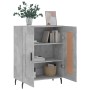 Aparador de madera de ingeniería gris hormigón 69,5x34x90 cm de , Aparadores - Ref: Foro24-830216, Precio: 86,10 €, Descuento: %