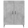 Aparador de madera de ingeniería gris hormigón 69,5x34x90 cm de , Aparadores - Ref: Foro24-830216, Precio: 86,10 €, Descuento: %
