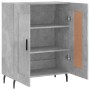 Aparador de madera de ingeniería gris hormigón 69,5x34x90 cm de , Aparadores - Ref: Foro24-830216, Precio: 86,10 €, Descuento: %