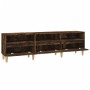 Mueble de TV madera contrachapada roble ahumado 150x30x44,5 cm de , Muebles TV - Ref: Foro24-831914, Precio: 94,27 €, Descuen...