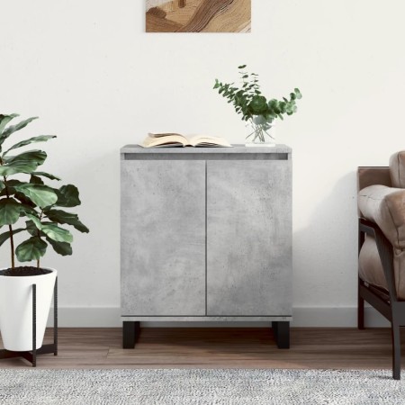 Aparador de madera contrachapada gris hormigón 60x35x70 cm de , Aparadores - Ref: Foro24-827168, Precio: 72,96 €, Descuento: %