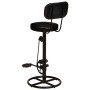 Taburetes de cocina 2 uds piel de cabra auténtica negro de , Taburetes de cocina - Ref: Foro24-338216, Precio: 229,63 €, Desc...