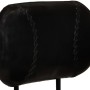 Taburetes de cocina 2 uds piel de cabra auténtica negro de , Taburetes de cocina - Ref: Foro24-338216, Precio: 229,63 €, Desc...