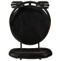 Taburetes de cocina 2 uds piel de cabra auténtica negro de , Taburetes de cocina - Ref: Foro24-338216, Precio: 229,63 €, Desc...