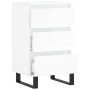 Aparador madera de ingeniería blanco brillante 40x35x70 cm de , Aparadores - Ref: Foro24-831102, Precio: 71,31 €, Descuento: %