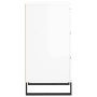 Aparador madera de ingeniería blanco brillante 40x35x70 cm de , Aparadores - Ref: Foro24-831102, Precio: 71,31 €, Descuento: %
