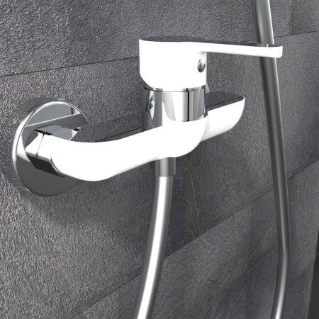 EISL Grifo monomando de ducha DIZIANI cromado blanco de , Grifos - Ref: Foro24-446484, Precio: 60,81 €, Descuento: %