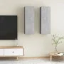 Muebles para TV 2 uds contrachapada gris hormigón 30,5x30x90 cm de vidaXL, Muebles TV - Ref: Foro24-803353, Precio: 101,72 €,...