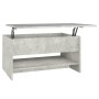 Mesa de centro madera contrachapada gris hormigón 80x50x40 cm de , Mesas de centro - Ref: Foro24-809660, Precio: 89,21 €, Des...