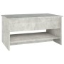 Mesa de centro madera contrachapada gris hormigón 80x50x40 cm de , Mesas de centro - Ref: Foro24-809660, Precio: 89,21 €, Des...