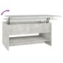 Mesa de centro madera contrachapada gris hormigón 80x50x40 cm de , Mesas de centro - Ref: Foro24-809660, Precio: 89,21 €, Des...