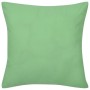 4 fundas verde manzana para cojines de algodón, 40 x 40 cm de , Cojines - Ref: Foro24-130925, Precio: 23,63 €, Descuento: %