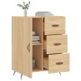Aparador de madera de ingeniería roble Sonoma 69,5x34x90 cm de , Aparadores - Ref: Foro24-827887, Precio: 66,26 €, Descuento: %