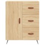 Aparador de madera de ingeniería roble Sonoma 69,5x34x90 cm de , Aparadores - Ref: Foro24-827887, Precio: 66,26 €, Descuento: %
