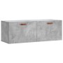 Armario de pared madera ingeniería gris hormigón 100x36,5x35 cm de , Taquillas y armarios de almacenamiento - Ref: Foro24-830...