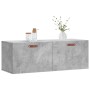 Armario de pared madera ingeniería gris hormigón 100x36,5x35 cm de , Taquillas y armarios de almacenamiento - Ref: Foro24-830...