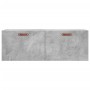 Armario de pared madera ingeniería gris hormigón 100x36,5x35 cm de , Taquillas y armarios de almacenamiento - Ref: Foro24-830...