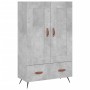 Aparador alto madera de ingeniería gris hormigón 69,5x31x115 cm de , Aparadores - Ref: Foro24-830296, Precio: 69,18 €, Descue...