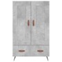Aparador alto madera de ingeniería gris hormigón 69,5x31x115 cm de , Aparadores - Ref: Foro24-830296, Precio: 69,18 €, Descue...