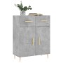 Aparador de madera de ingeniería gris hormigón 69,5x34x90 cm de , Aparadores - Ref: Foro24-827968, Precio: 83,31 €, Descuento: %