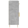 Aparador de madera de ingeniería gris hormigón 69,5x34x90 cm de , Aparadores - Ref: Foro24-827968, Precio: 83,31 €, Descuento: %